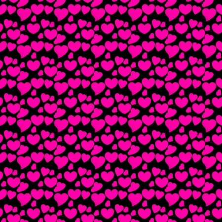 Pink Wallpaper on Hot Pink Hearts On Black  Pink  Hearts Background Wallpaper Image For