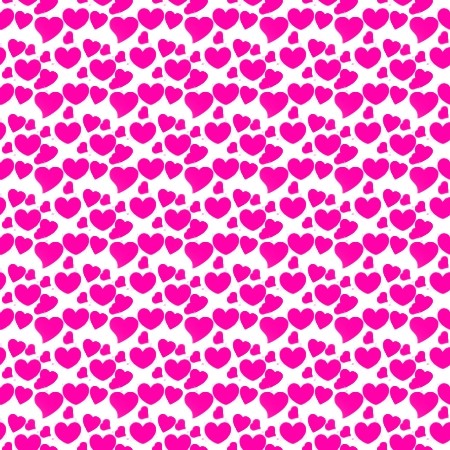 Pink Wallpaper on Hot Pink Hearts On White  Pink  Hearts Background Wallpaper Image For