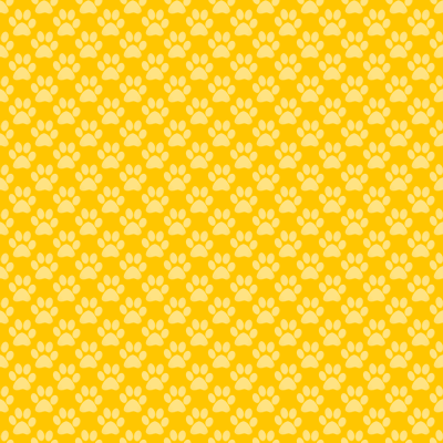 Print Photo on Marigold Seamless Paw Prints Wallpaper Paw Prints Gold Yellow