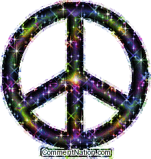 Click to get the codes for this image. This glitter graphic shows a beautiful multi-colored peace sign. Click to get the codes for this image. This glitter graphic shows a beautiful multi-colored peace sign.