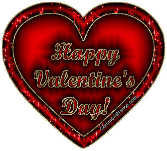 Valentines  Hearts on Happy Valentines Day Red Satin Heart Gif  20happy 20valentine 27s