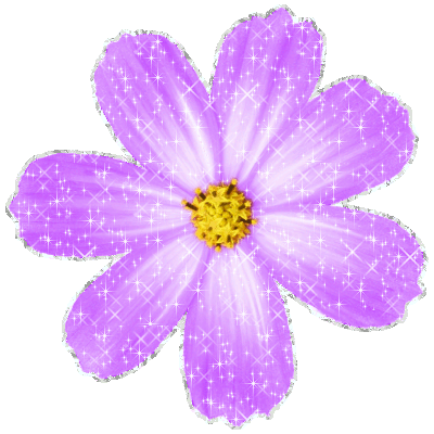 Purple Flower on Light Purple Glitter Flower Myspace Glitter Graphic Comment