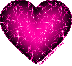 Pink Glitter Heart Image: Graphic Comment Meme or GIF