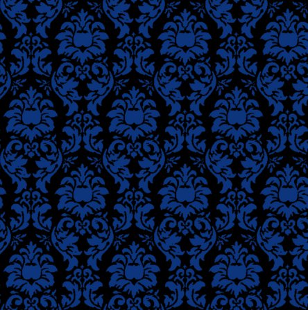 Damask Wallpaper on Damask Wallpaper Seamless Background Blue And Black Background Or