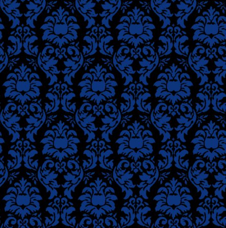 Damask Wallpaper on Damask Wallpaper Seamless Background Blue And Black Background Or