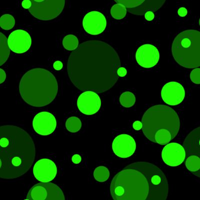 Neon Green Circle