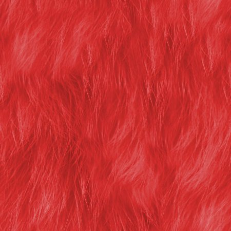 Red Faux Fur Seamless Background Texture Pattern Background Or