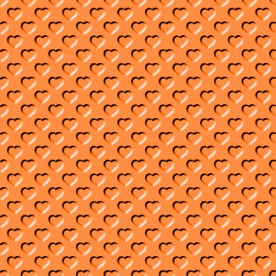 Click to get the codes for this image. Beveled Bright Orange Hearts Background Seamless, Beveled and Indented, Hearts, Orange Background Wallpaper Image or texture free for any profile, webpage, phone, or desktop