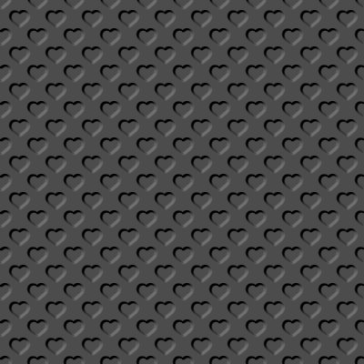 Click to get the codes for this image. Beveled Charcoal Gray Hearts Background Seamless, Beveled and Indented, Hearts, Gray Background Wallpaper Image or texture free for any profile, webpage, phone, or desktop