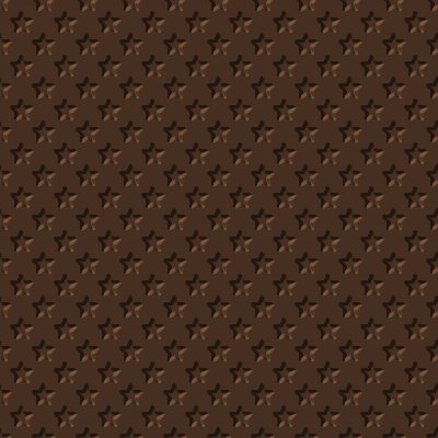 Click to get the codes for this image. Beveled Chocolate Brown Stars Background Seamless, Beveled and Indented, Stars, Brown Background Wallpaper Image or texture free for any profile, webpage, phone, or desktop