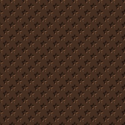 Click to get the codes for this image. Beveled Chocolate Brown Stars Background Seamless, Beveled and Indented, Stars, Brown Background Wallpaper Image or texture free for any profile, webpage, phone, or desktop