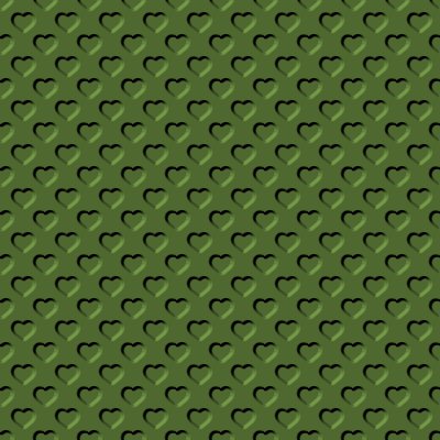 Click to get the codes for this image. Beveled Olive Green Hearts Background Seamless, Beveled and Indented, Hearts, Green Background Wallpaper Image or texture free for any profile, webpage, phone, or desktop