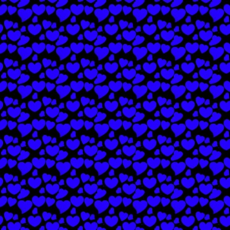 Click to get the codes for this image. Blue Hearts On Black, Hearts, Blue Background Wallpaper Image or texture free for any profile, webpage, phone, or desktop