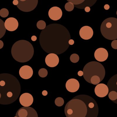 Click to get the codes for this image. Brown On Black Random Circle Dots Seamless Background, Circles, Polka Dots, Brown Background Wallpaper Image or texture free for any profile, webpage, phone, or desktop