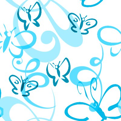 Click to get the codes for this image. Butterflies And Swirls Seamless Background Turquoise, Butterflies, Blue, Aqua Background Wallpaper Image or texture free for any profile, webpage, phone, or desktop