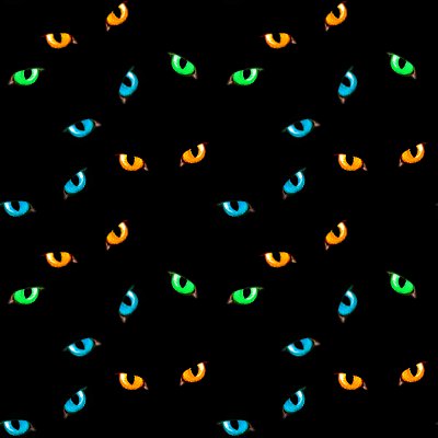 Click to get the codes for this image. Cat Eyes In The Dark Seamless Background, Cats Background Wallpaper Image or texture free for any profile, webpage, phone, or desktop