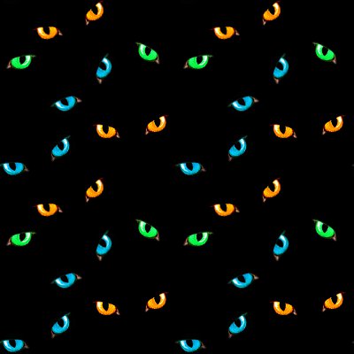 Click to get the codes for this image. Cat Eyes In The Dark Seamless Background, Cats Background Wallpaper Image or texture free for any profile, webpage, phone, or desktop