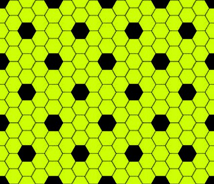 Click to get the codes for this image. Chartreuse And Black Hexagon Tile Seamless Background Pattern, Tile, Green Background Wallpaper Image or texture free for any profile, webpage, phone, or desktop