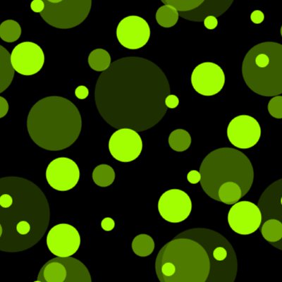 Click to get the codes for this image. Chartreuse On Black Random Circle Dots Seamless Background, Circles, Polka Dots, Green Background Wallpaper Image or texture free for any profile, webpage, phone, or desktop