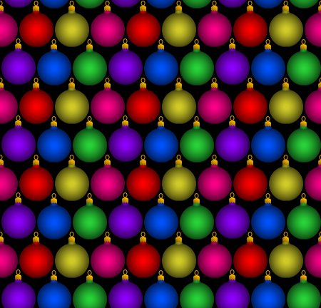 Click to get the codes for this image. Christmas Ornament Balls Background Tiled, Christmas Background Wallpaper Image or texture free for any profile, webpage, phone, or desktop