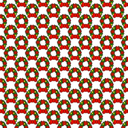 Click to get the codes for this image. Christmas Wreaths On White Background Tiled, Christmas Background Wallpaper Image or texture free for any profile, webpage, phone, or desktop