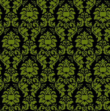 Click to get the codes for this image. Damask Wallpaper Seamless Background Green And Black, Ornate, Damask, Green Background Wallpaper Image or texture free for any profile, webpage, phone, or desktop