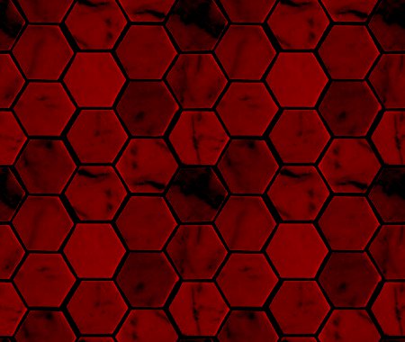 Click to get the codes for this image. Deep Red Hexagon Tile Background Seamless, Tile, Red Background Wallpaper Image or texture free for any profile, webpage, phone, or desktop