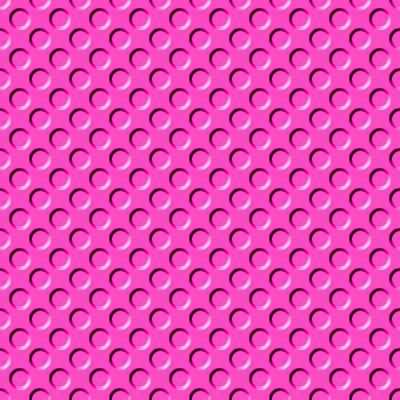Click to get the codes for this image. Hot Pink Indented Circles Background Seamless, Beveled and Indented, Circles, Pink Background Wallpaper Image or texture free for any profile, webpage, phone, or desktop