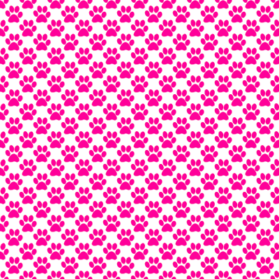 Click to get the codes for this image. Hot Pink Pawprints On White Background, Paw Prints, Pink Background Wallpaper Image or texture free for any profile, webpage, phone, or desktop