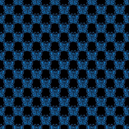 Click to get the codes for this image. Light Blue Butterflies On Black, Blue, Butterflies Background Wallpaper Image or texture free for any profile, webpage, phone, or desktop