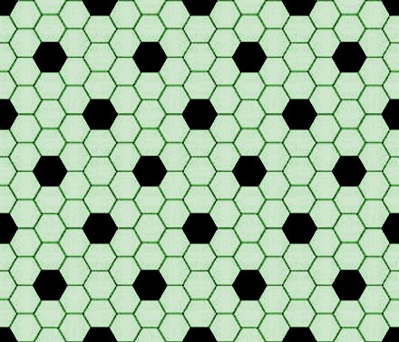 Click to get the codes for this image. Light Green And Black Hexagon Tile Seamless Background Pattern, Tile, Green Background Wallpaper Image or texture free for any profile, webpage, phone, or desktop