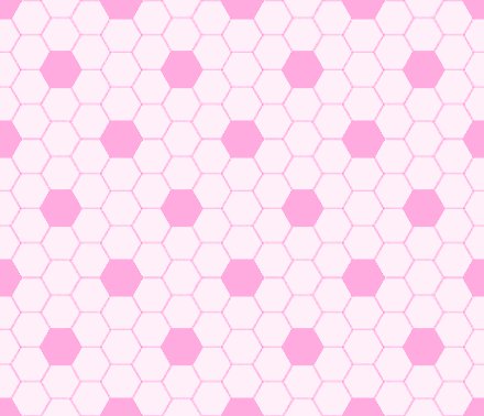 Click to get the codes for this image. Light Pink Hexagon Tile Seamless Background Pattern, Tile, Pink Background Wallpaper Image or texture free for any profile, webpage, phone, or desktop