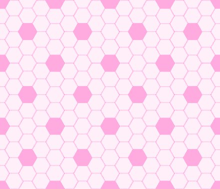 Click to get the codes for this image. Light Pink Hexagon Tile Seamless Background Pattern, Tile, Pink Background Wallpaper Image or texture free for any profile, webpage, phone, or desktop