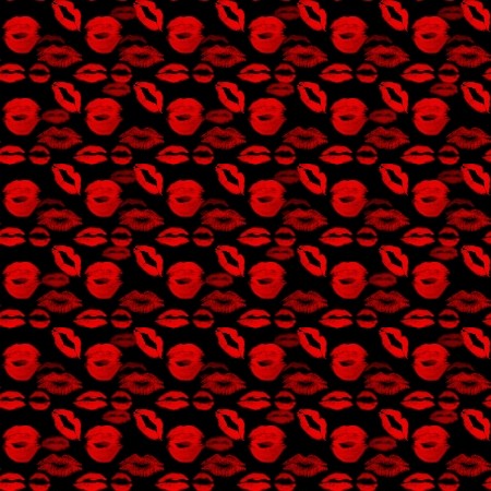 Click to get the codes for this image. Lots Of Kisses On Black, Lips Background Wallpaper Image or texture free for any profile, webpage, phone, or desktop