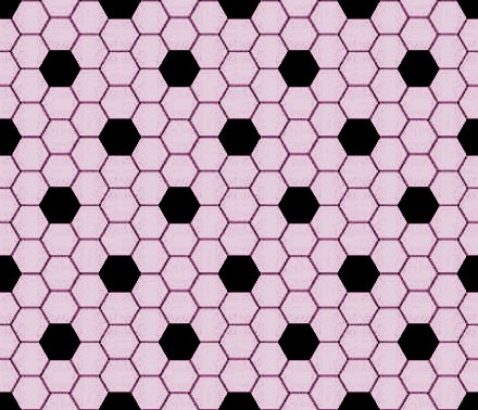 Click to get the codes for this image. Mauve And Black Hexagon Tile Seamless Background Pattern, Tile, Pink Background Wallpaper Image or texture free for any profile, webpage, phone, or desktop