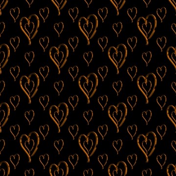 Click to get the codes for this image. Metallic Orange Hearts Wallpaper On Black Background, Hearts, Metallic, Orange Background Wallpaper Image or texture free for any profile, webpage, phone, or desktop