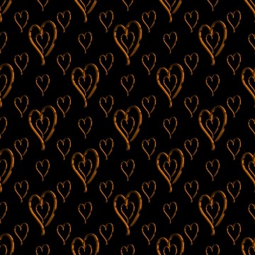 Click to get the codes for this image. Metallic Orange Hearts Wallpaper On Black Background, Hearts, Metallic, Orange Background Wallpaper Image or texture free for any profile, webpage, phone, or desktop