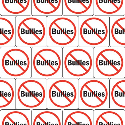 Click to get the codes for this image. No Bullies Signs Background Seamless, Street Signs Background Wallpaper Image or texture free for any profile, webpage, phone, or desktop