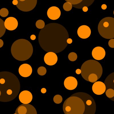 Click to get the codes for this image. Orange On Black Random Circle Dots Seamless Background, Circles, Polka Dots, Orange Background Wallpaper Image or texture free for any profile, webpage, phone, or desktop