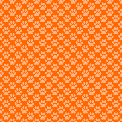 Click to get the codes for this image. Orange Seamless Paw Prints Wallpaper, Paw Prints, Orange Background Wallpaper Image or texture free for any profile, webpage, phone, or desktop