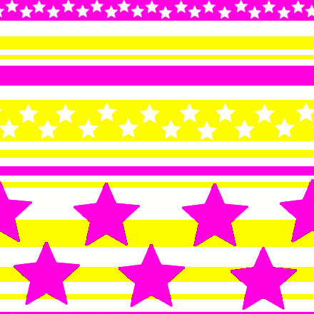 Click to get the codes for this image. Pink And Yellow Random Stars And Stripes Background, Stripes, Stars Background Wallpaper Image or texture free for any profile, webpage, phone, or desktop