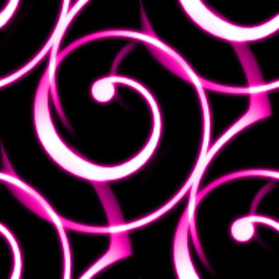 Click to get the codes for this image. Pink Spiral Squiggles On Black Seamless Wallpaper, Spirals, Pink Background Wallpaper Image or texture free for any profile, webpage, phone, or desktop