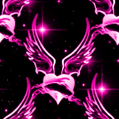 Click to get the codes for this image. Pink Winged Hearts With Stars Background Seamless, Stars, Hearts, Pink Background Wallpaper Image or texture free for any profile, webpage, phone, or desktop