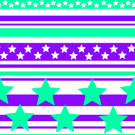 Click to get the codes for this image. Purple And Green Random Stars And Stripes Background, Stripes, Stars Background Wallpaper Image or texture free for any profile, webpage, phone, or desktop