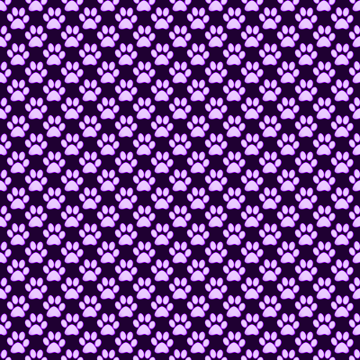 Click to get the codes for this image. Purple Seamless Paw Prints With Black Background Wallpaper, Paw Prints, Purple Background Wallpaper Image or texture free for any profile, webpage, phone, or desktop