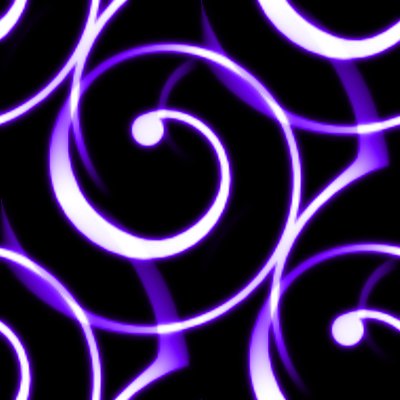 Click to get the codes for this image. Purple Spiral Squiggles On Black Seamless Wallpaper, Spirals, Purple Background Wallpaper Image or texture free for any profile, webpage, phone, or desktop