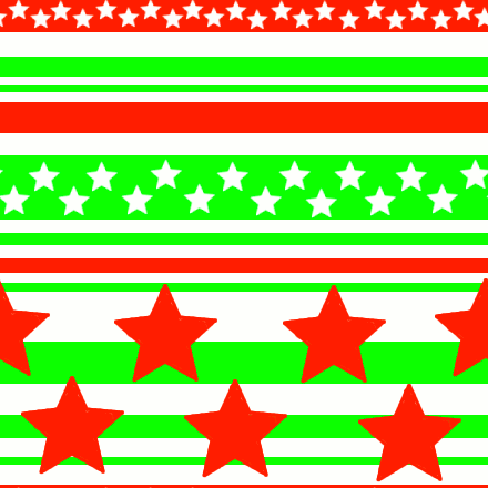 Click to get the codes for this image. Red And Green Random Stars And Stripes Background, Stripes, Stars Background Wallpaper Image or texture free for any profile, webpage, phone, or desktop