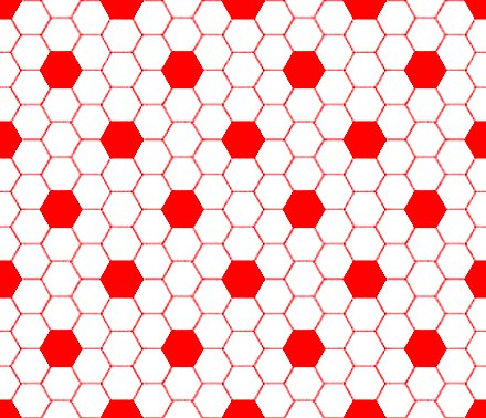 Click to get the codes for this image. Red And White Hexagon Tile Seamless Background Pattern, Tile, Red Background Wallpaper Image or texture free for any profile, webpage, phone, or desktop