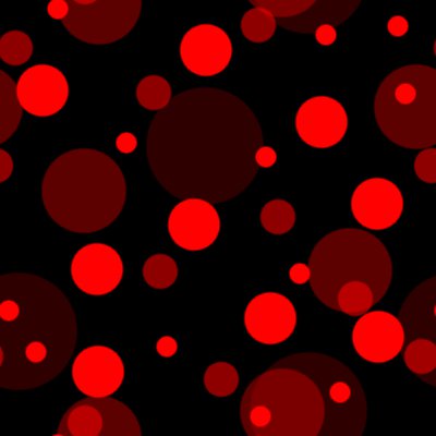 Click to get the codes for this image. Red On Black Random Circle Dots Seamless Background, Circles, Polka Dots, Red Background Wallpaper Image or texture free for any profile, webpage, phone, or desktop