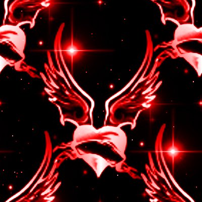 Click to get the codes for this image. Red Winged Hearts With Stars Background Seamless, Stars, Hearts, Red Background Wallpaper Image or texture free for any profile, webpage, phone, or desktop
